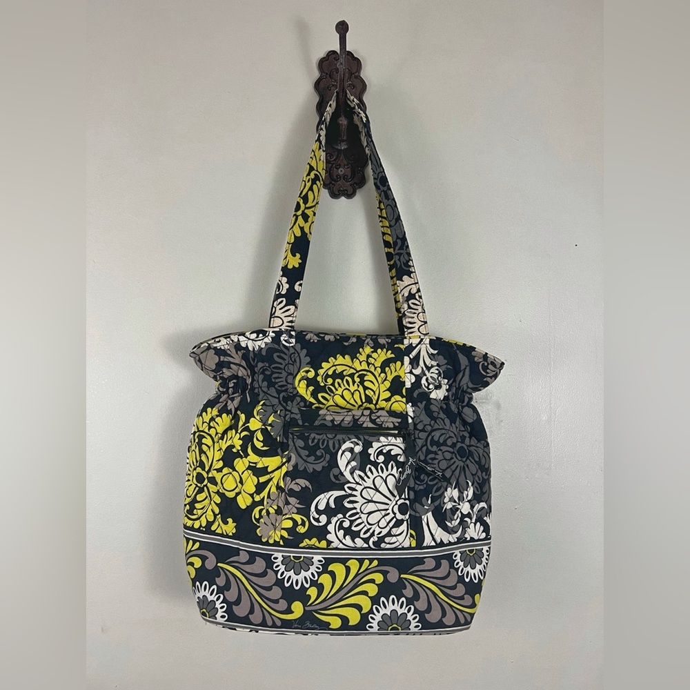Vera Bradley Laura Tote Bag Baroque Quilted Cotton